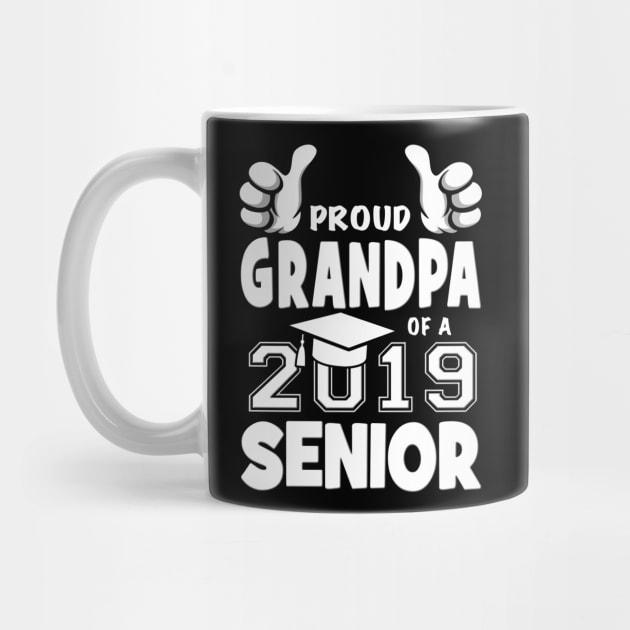 Proud Grandpa Of A 2019 Senior School Graduation by Just Another Shirt